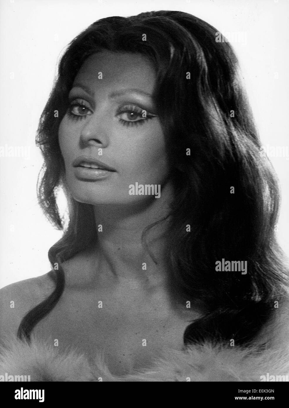 Portrait of actress Sophia Loren Stock Photo