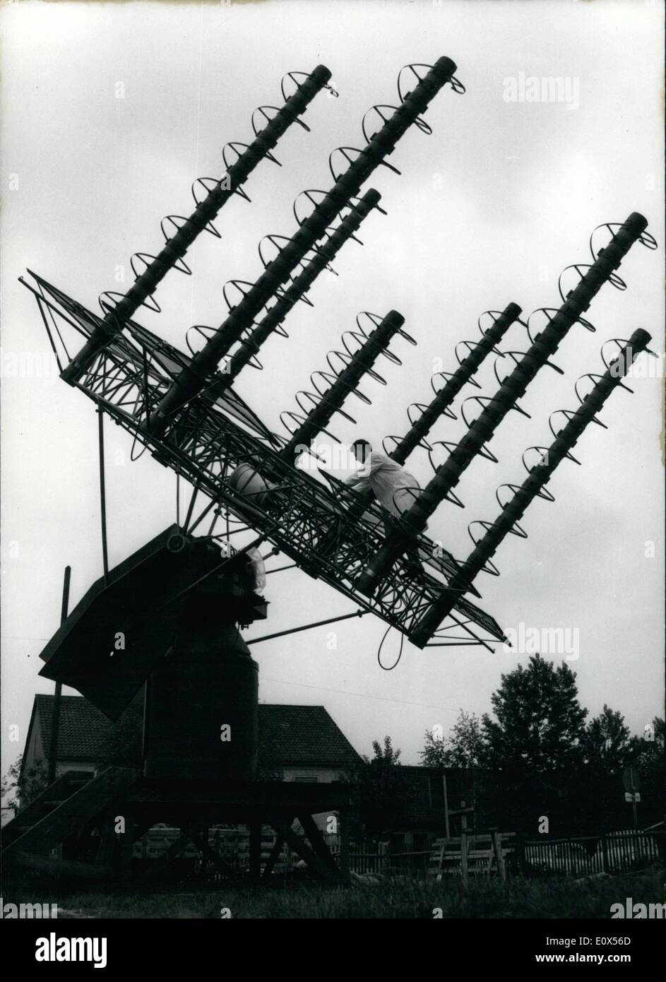 Jun. 06, 1965 - A new spiral aerial with seven parts at present is by a