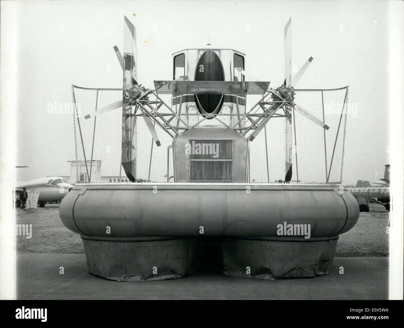 Jun. 11, 1965 - 26th Aeronautic and Space Expo Features Hovercraft Stock Photo