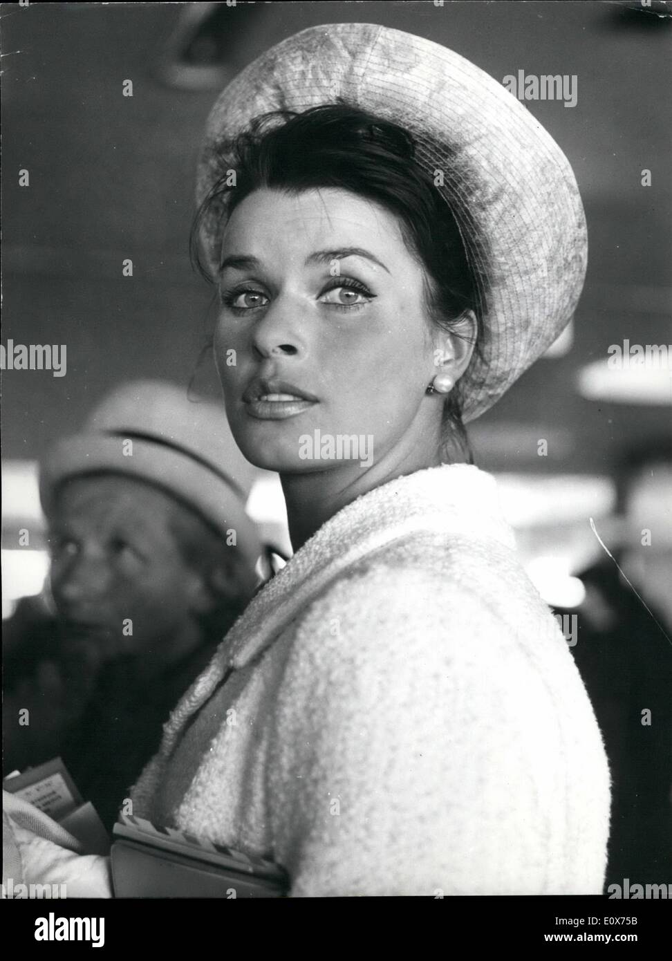 Jul. 07, 1965 Vienna born actress Senta Bergen arrived today in Rome