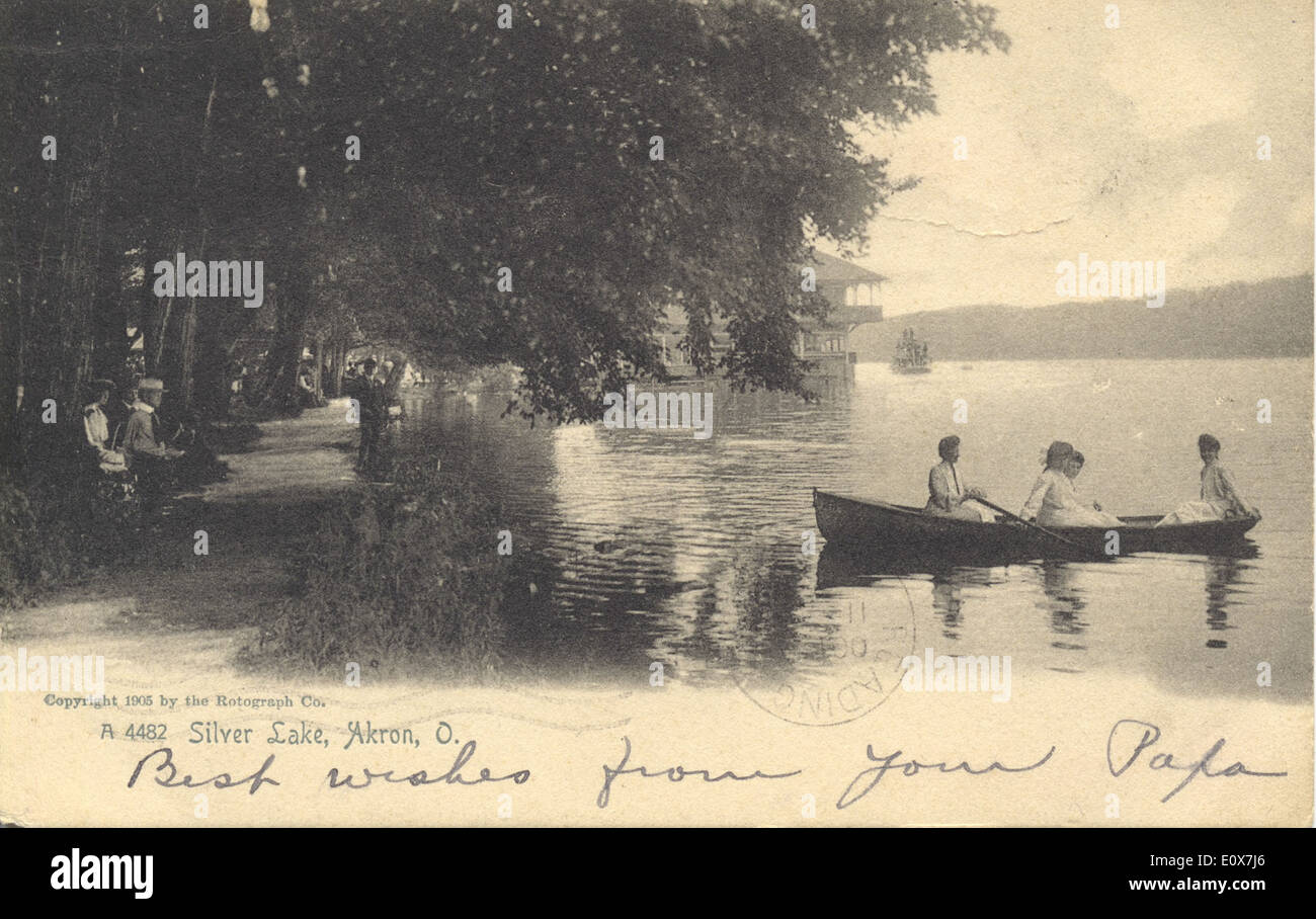 Silver Lake, Akron, O Stock Photo Alamy