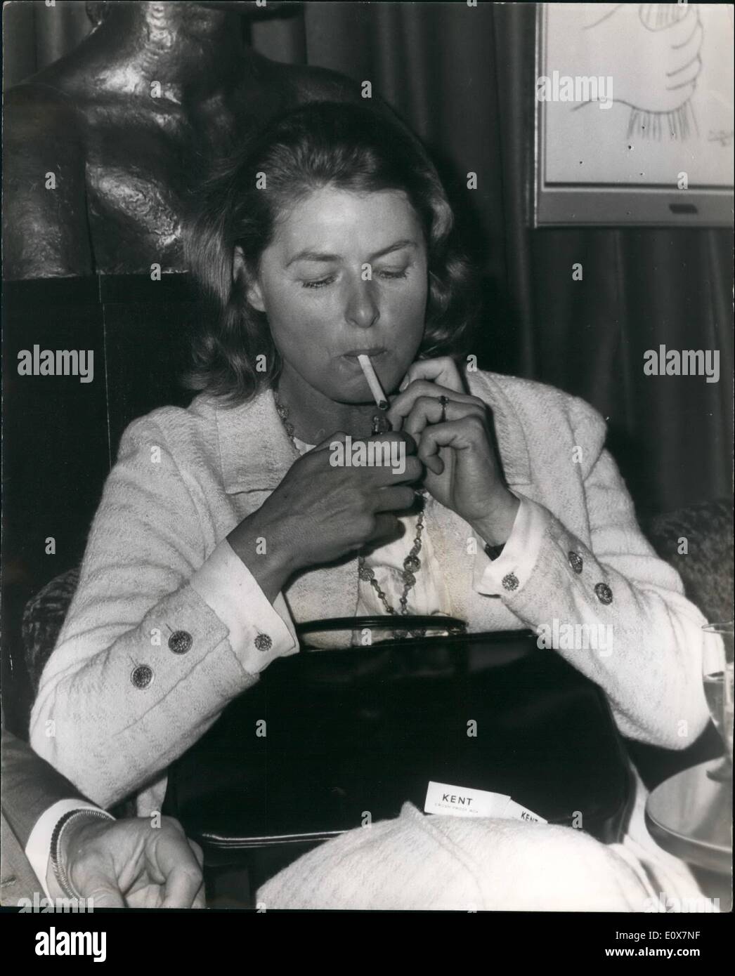 Sep. 09, 1965 - Ingrid Bergman at Variety Club Luncheon; Ingrid Bergian,  who is in London to star in Jack Hylton's presentation Stock Photo