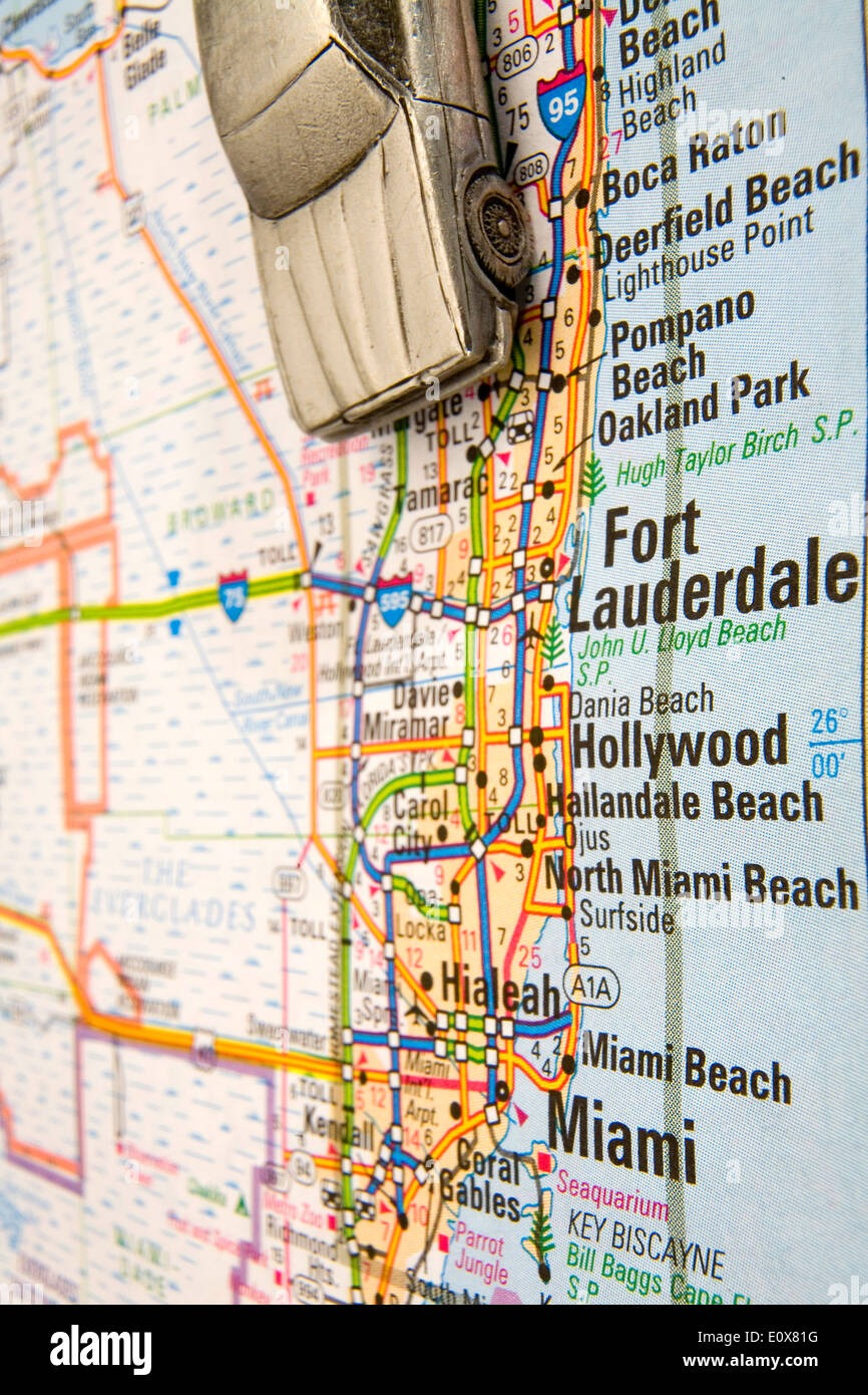 map of florida miami and fort lauderdale | boston