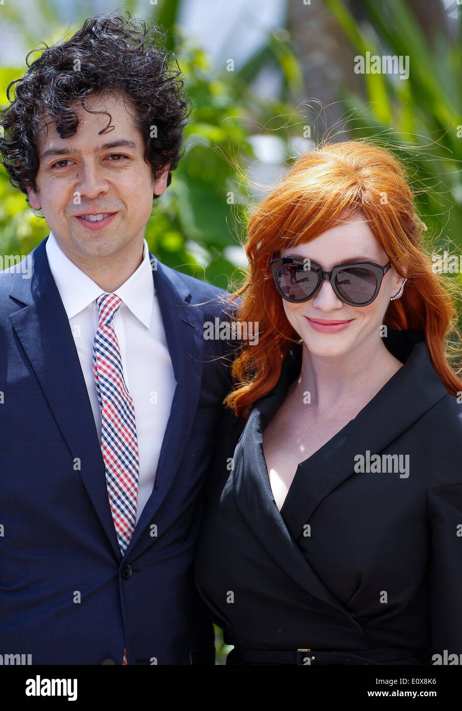 GEOFFREY AREND CHRISTINA HENDRICKS LOST RIVER. PHOTOCALL. 67TH CANNES FILM FESTIVAL CANNES  FRANCE 20 May 2014 Stock Photo