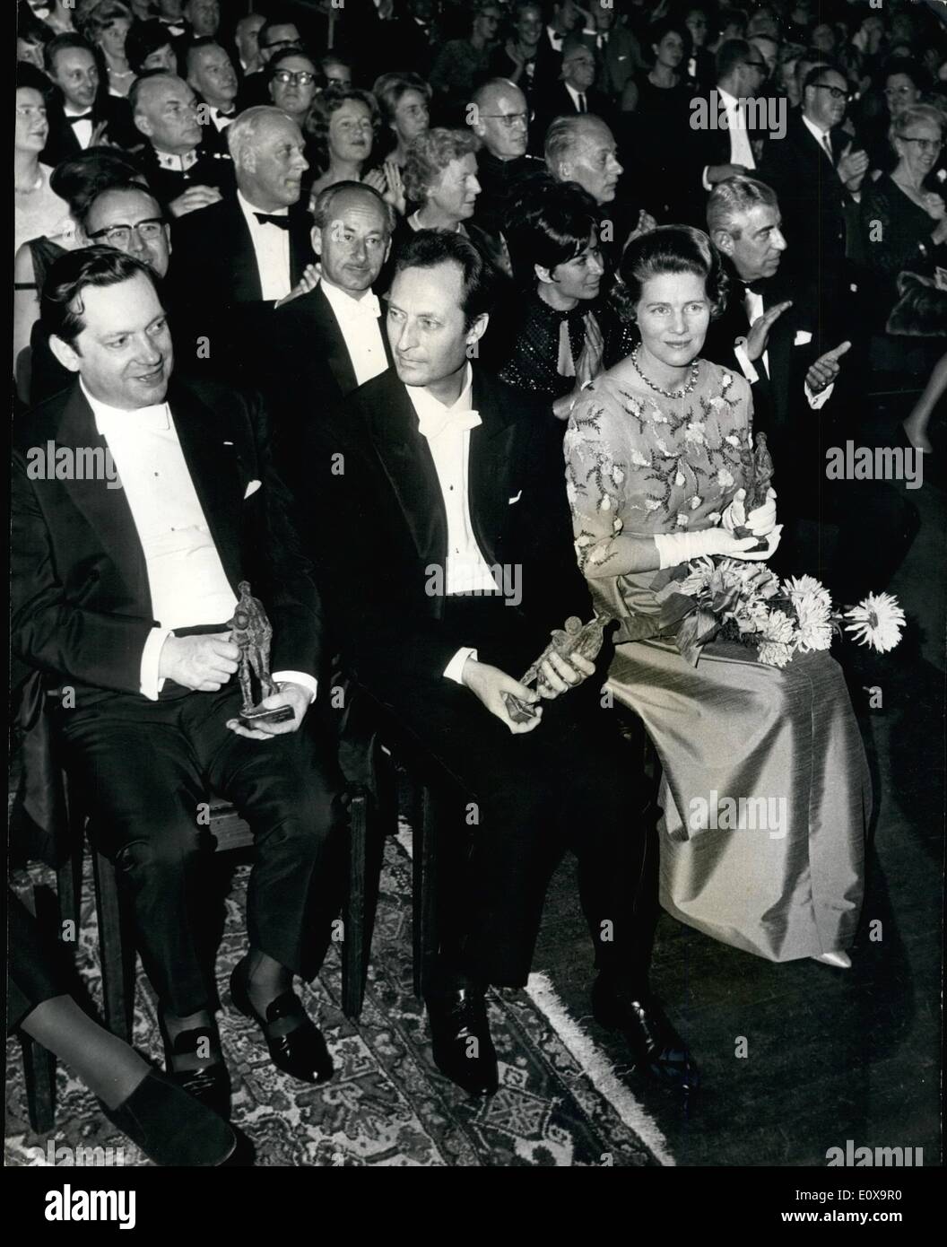 Oct. 10, 1965 - The New Philharmonia Orchestra Plays At Grand Gala Du Concert In Amsterdam: The new Philharmonia Orchestra gave Stock Photo
