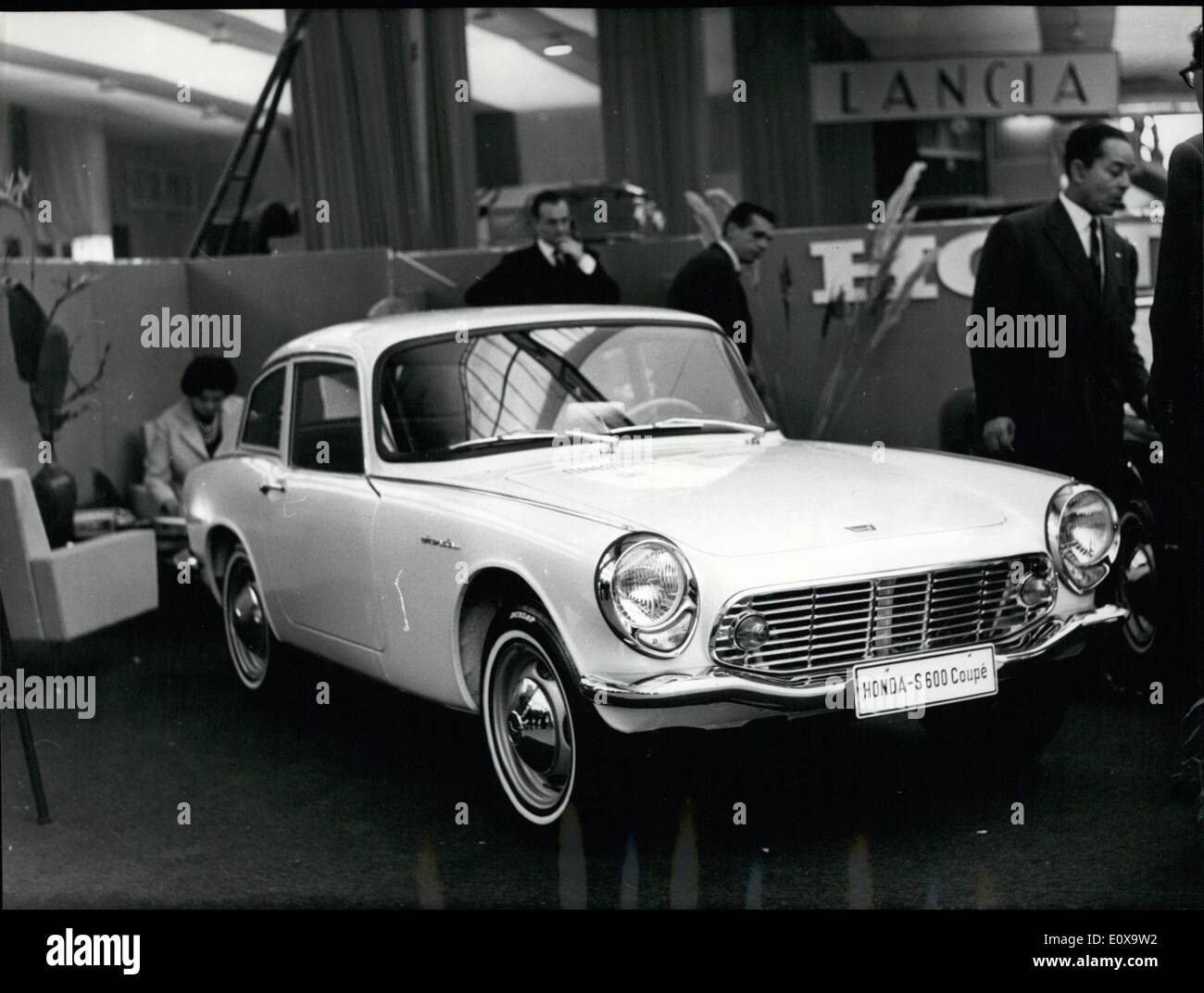 Oct. 10, 1965 - Motor Show Opens: Photo Shows Japanese Car Hinda at the Motor Show now being held at the Porte De Versailles, Paris. Stock Photo