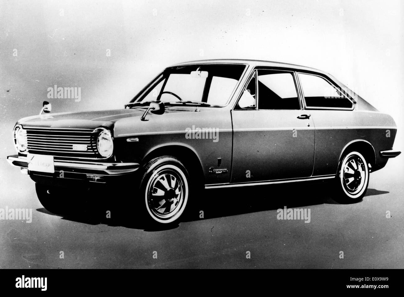 The New Nissan Motor Co's Datsun 1000 Sunny Coupe Stock Photo