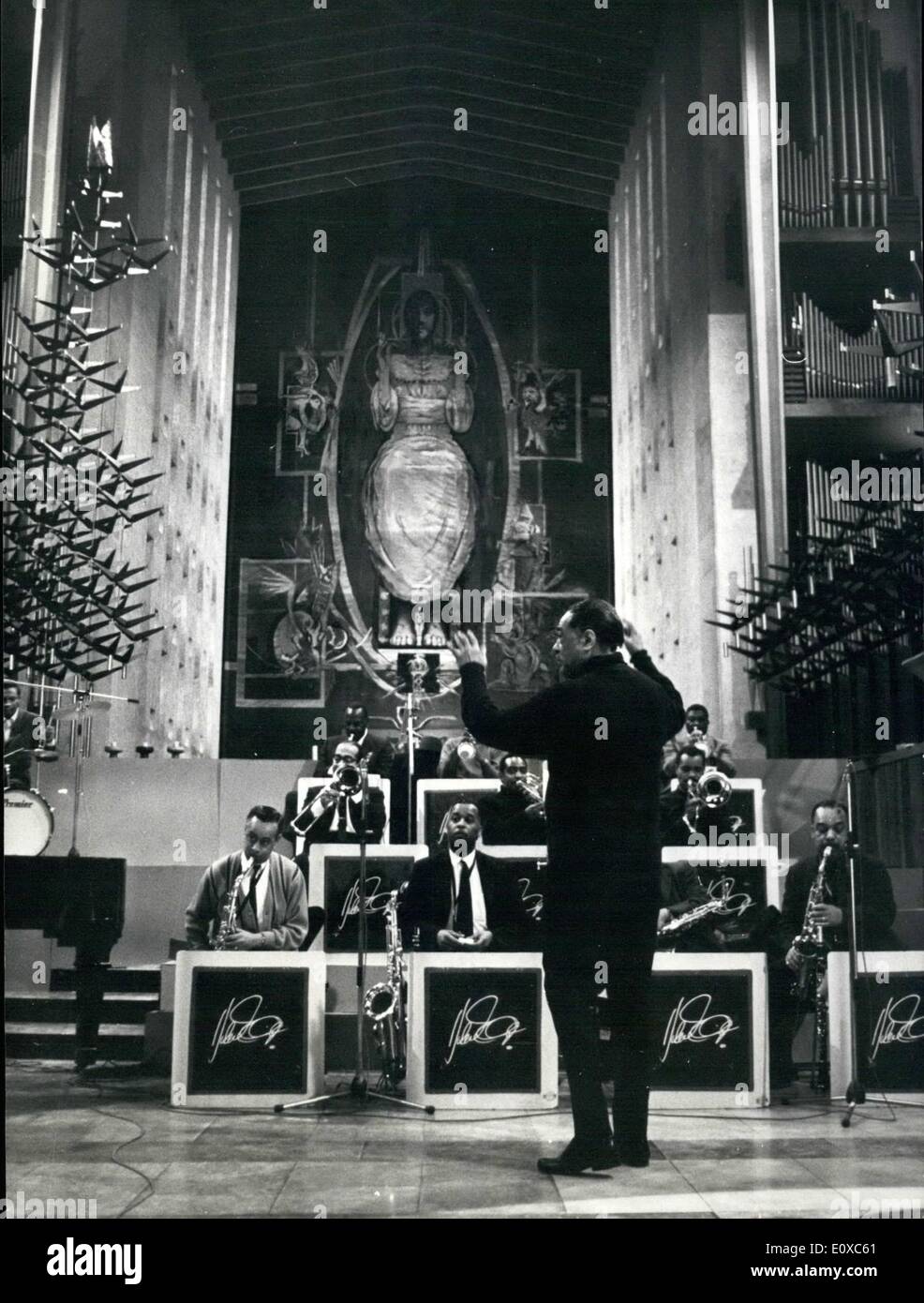 Duke ellington concert in coventry cathedral hires stock photography