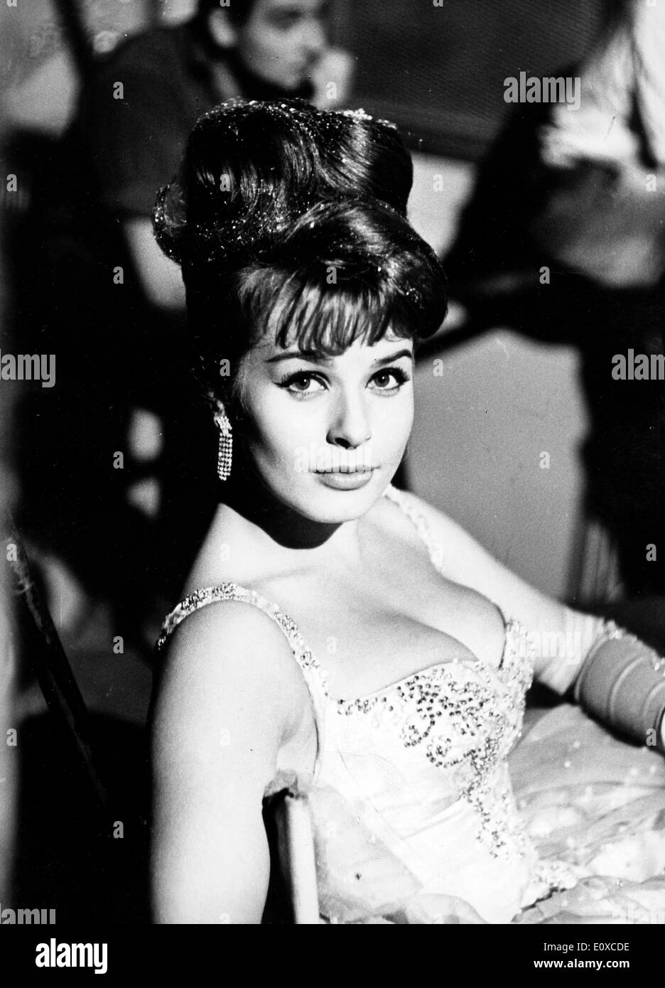 Portrait of Austrian actress Senta Berger Stock Photo