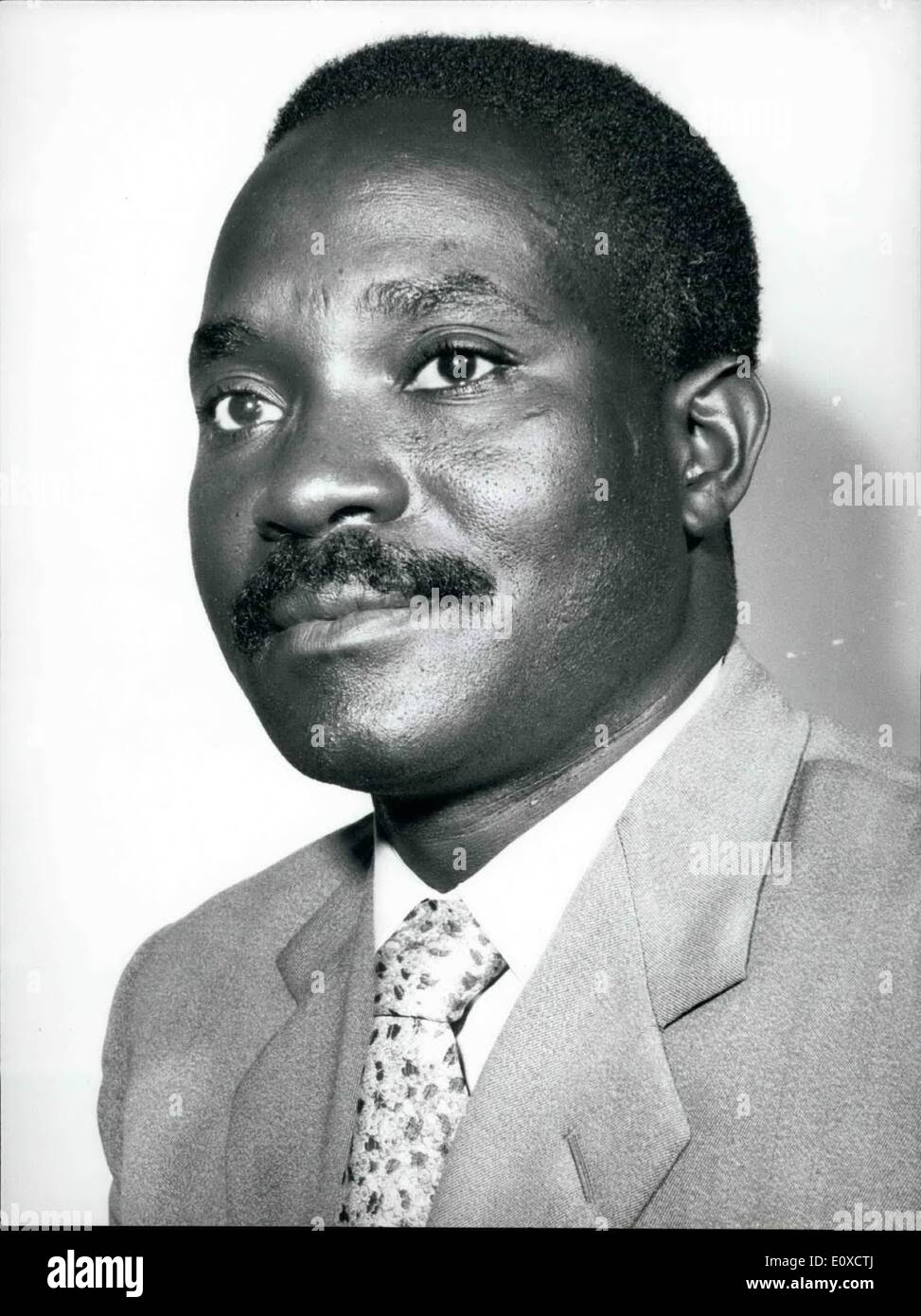 Jun. 06, 1966 - A.G. Zulu, Minister of Lands and Mines. Stock Photo