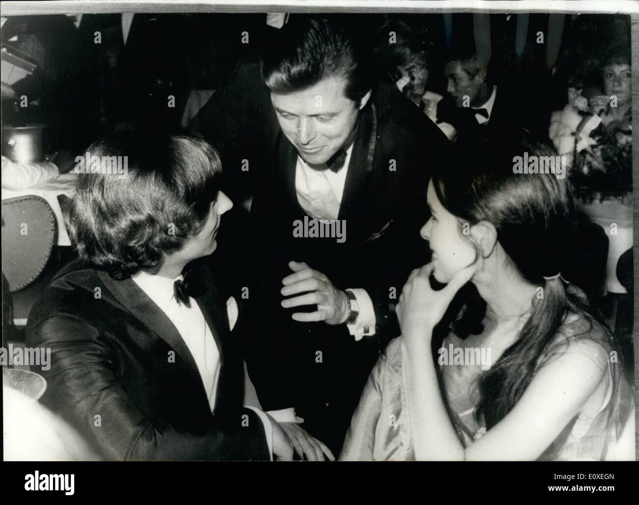 Jul. 07, 1966 Film festival ball in Berlin. Many stars from all over