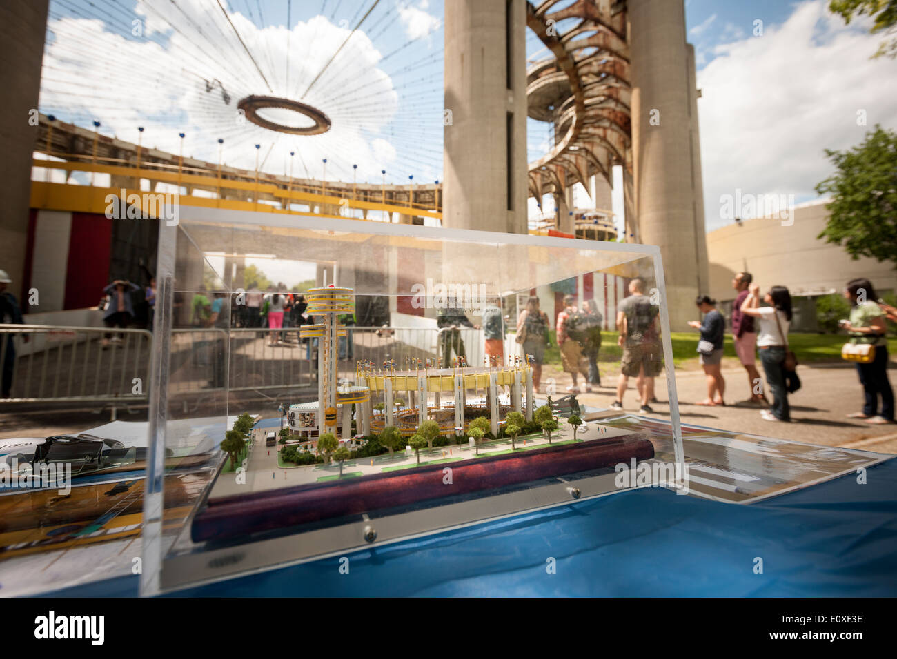 NYS Pavilion at Flushing Meadows Corona Park in Queens in New York