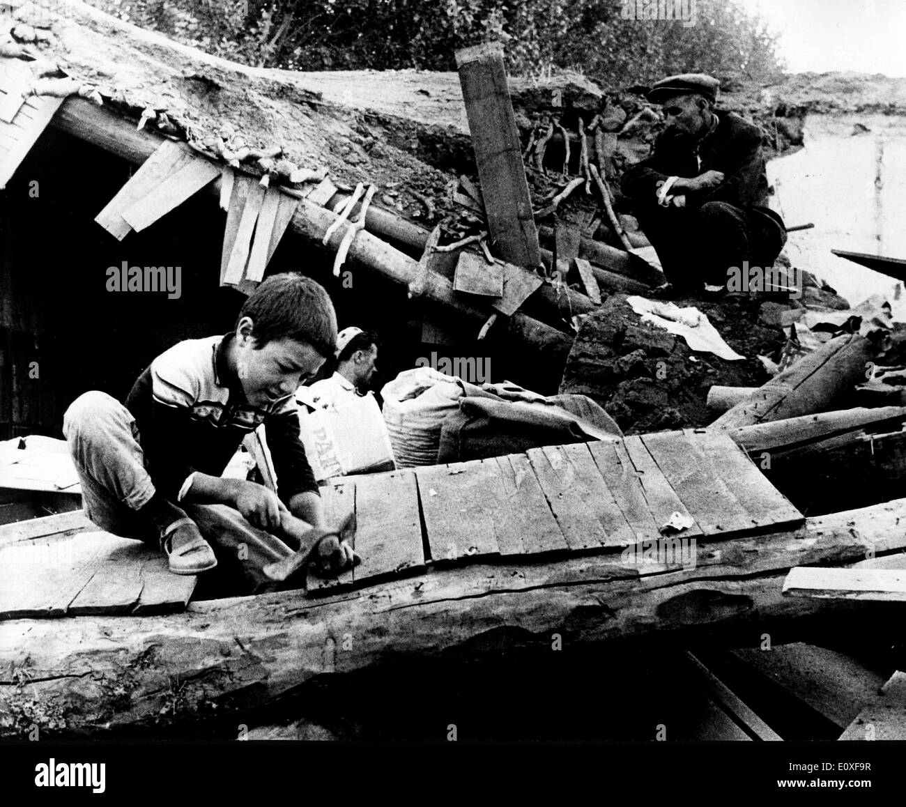 Natural disasters Black and White Stock Photos & Images - Alamy