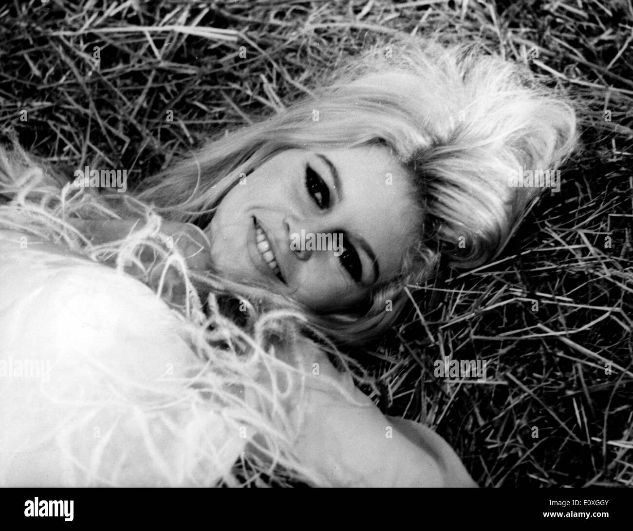 Actress Brigitte Bardot in a scene from 'A Happy Heart' Stock Photo