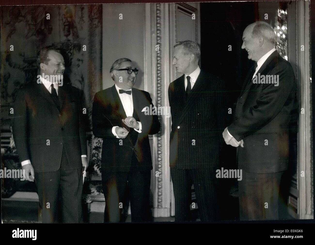Dec. 12, 1966 - Foreign Ministers Meet At Quai D'Orsay: Mr. George ...