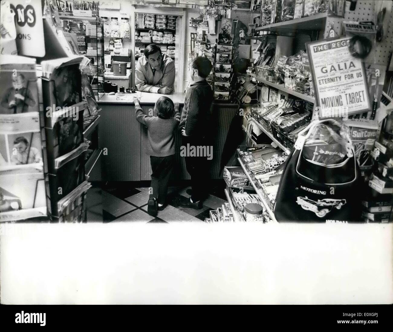 Oct. 10, 1966 Jeremy Thorpe's good turn. Takes over village shop for