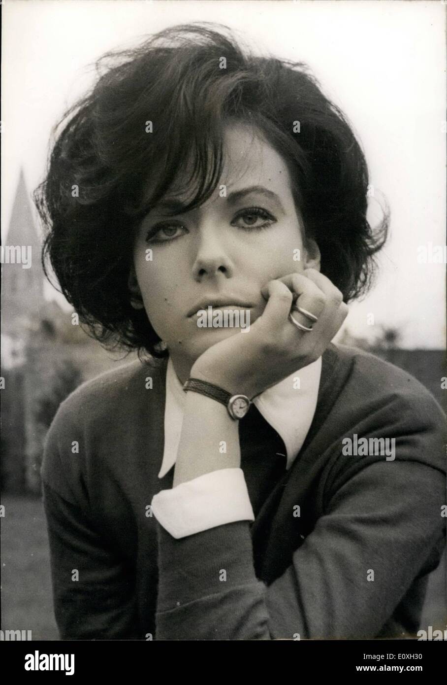 Oct. 10, 1966 - Italian actress stars in French film: 22-year-old Italian actress Marilu Tolo co-stars with Patricia Viternbo in a spy fim ''Judoka Agent Secret'' now in the making in Paris. Photo shows close-up of Marilu Tolo. Stock Photo