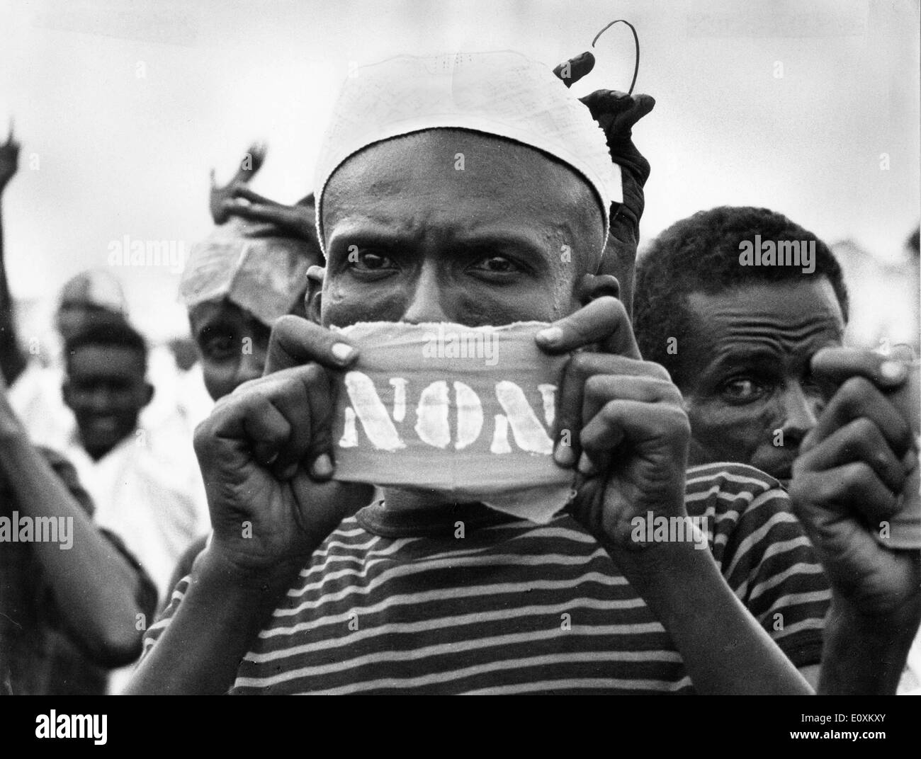 French Somaliland Referendum Stock Photo