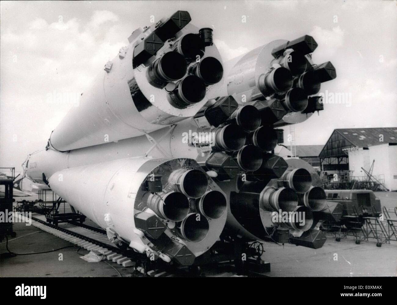 May 16, 1967 Soviet Rocket Launcher Vostok at Paris Air Show Stock