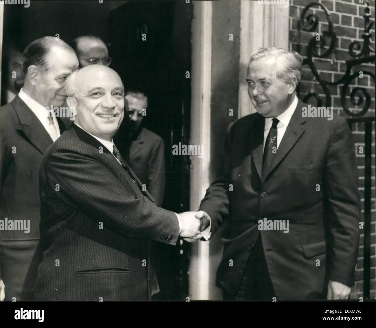 Jun. 06, 1967 - Italian Foreign Minister signor Fanfani has takes with ...