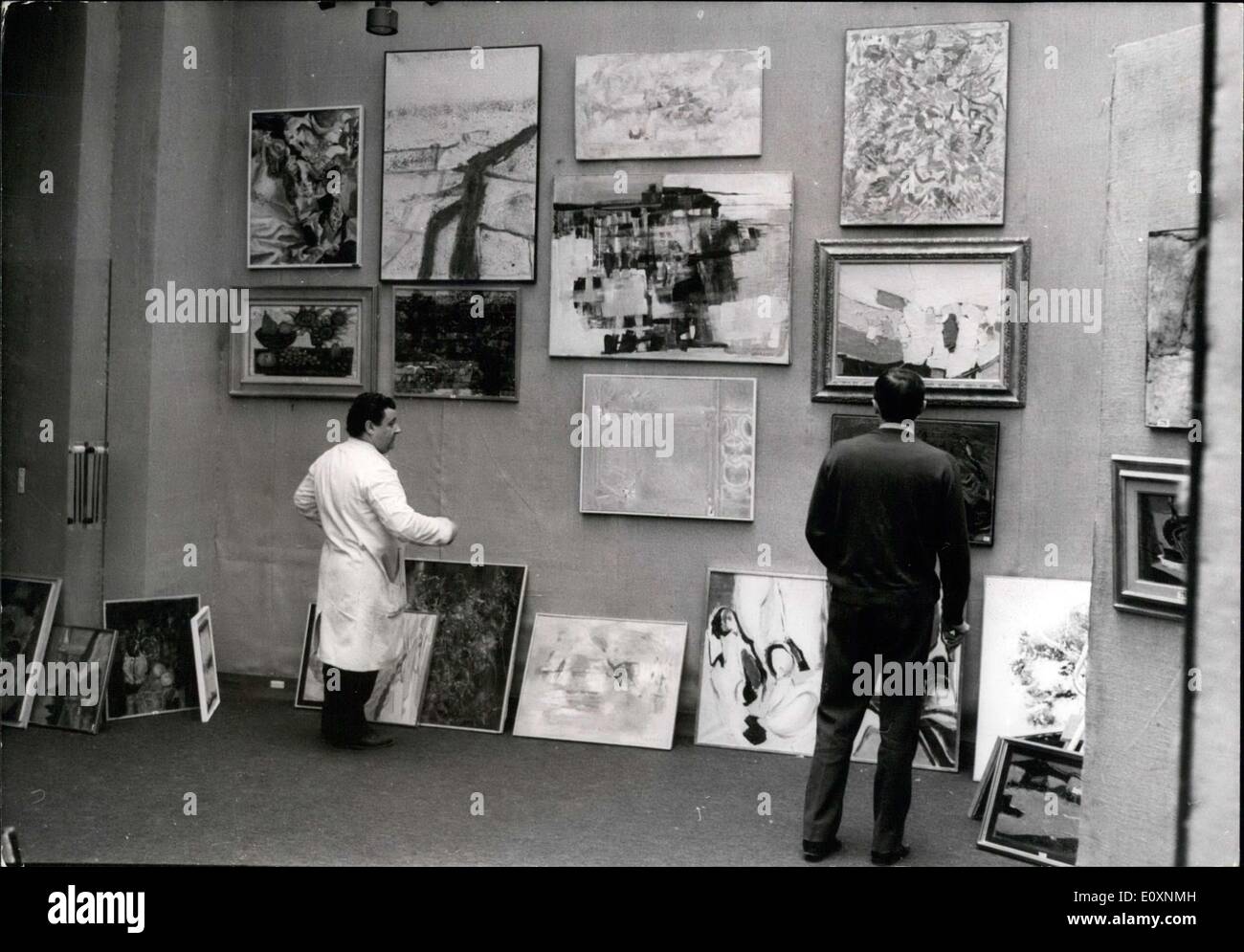 Jun. 20, 1967 - French Artists Create Works in Support of Israel Stock Photo