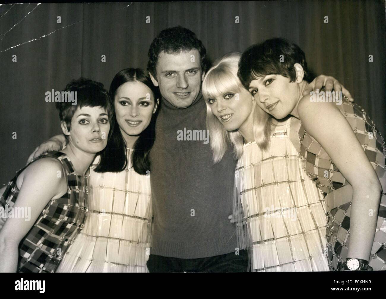 May 05, 1967 - Jacques Martin and his Girls in ''Petipatapon' Stock Photo