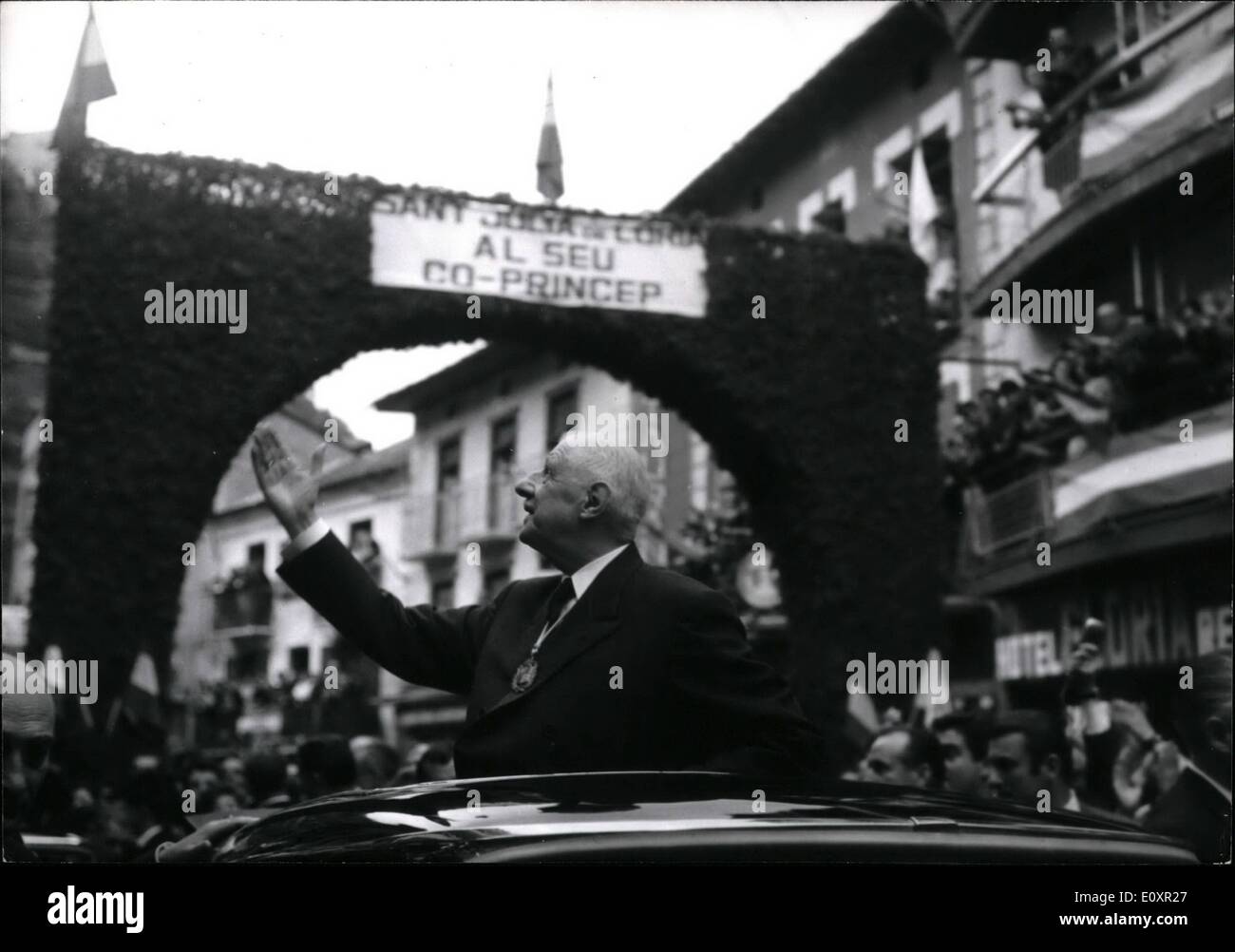 Oct. 10, 1967 Charles de Gaulle visited the principality of Andorre