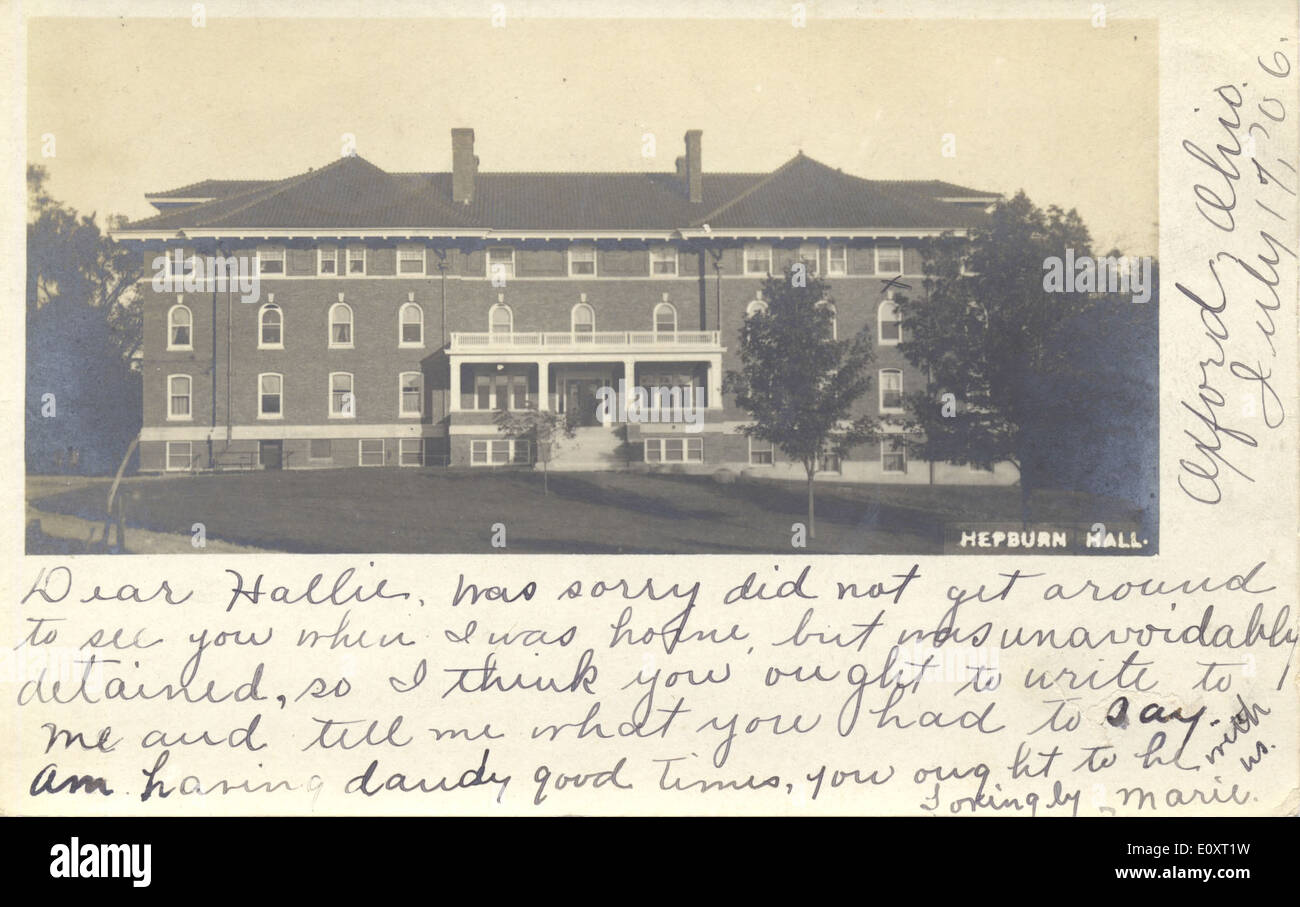 Hepburn Hall Stock Photo 69431093 Alamy