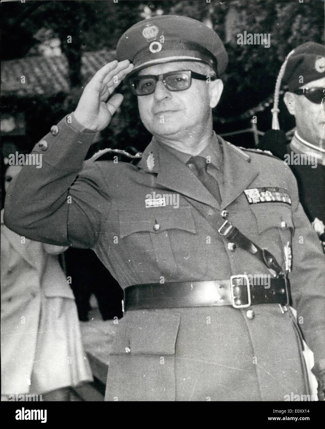 Dec. 12, 1967 - Greece's Regent: Photo shows a recent portrait of Gen. Zoitakis, who was appointed Regent following the departure from Greece of the Royal Family. Stock Photo