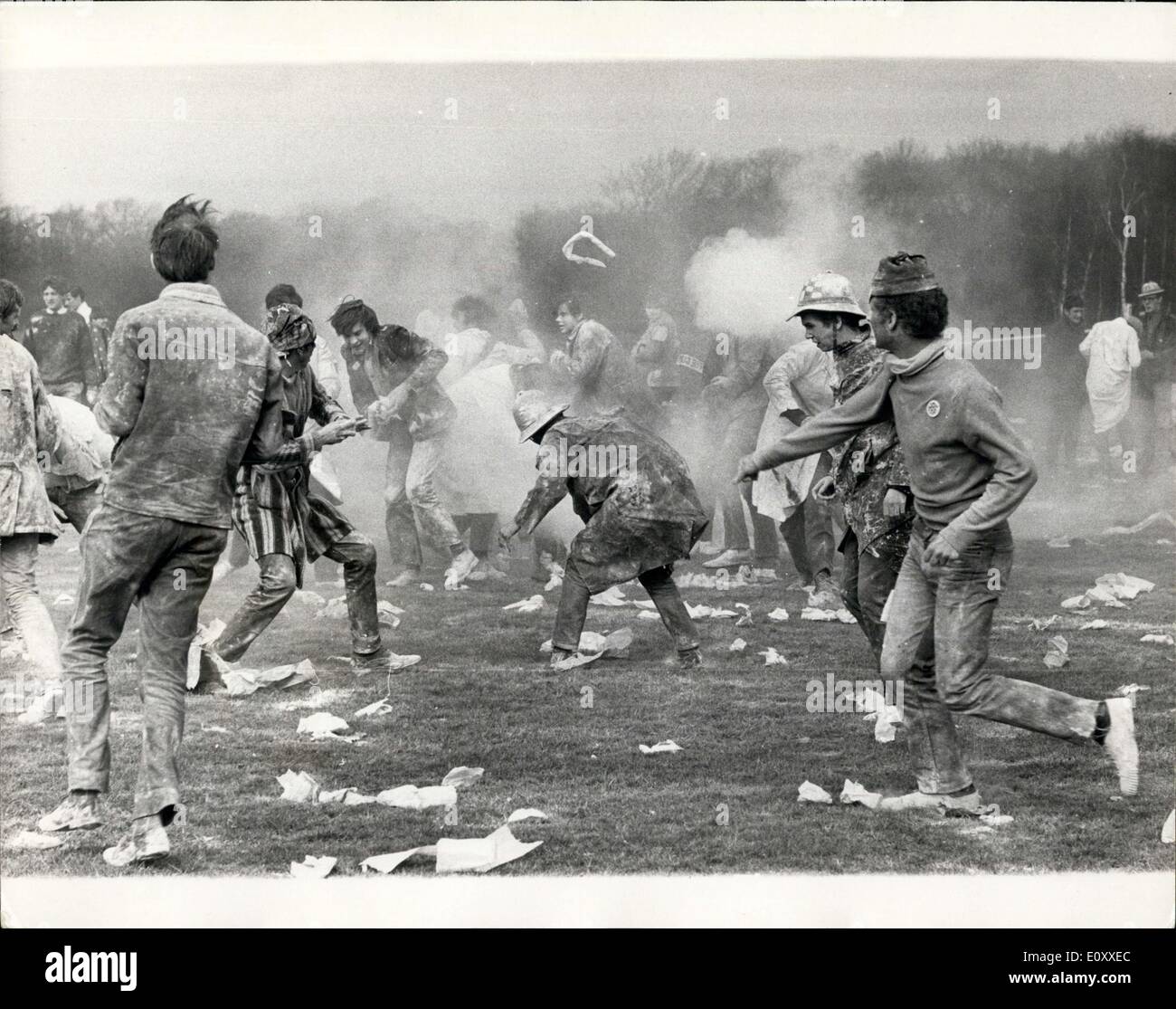 Mar. 13, 1968 Rugby at Richmond. Hospital cup final The Hospital cup