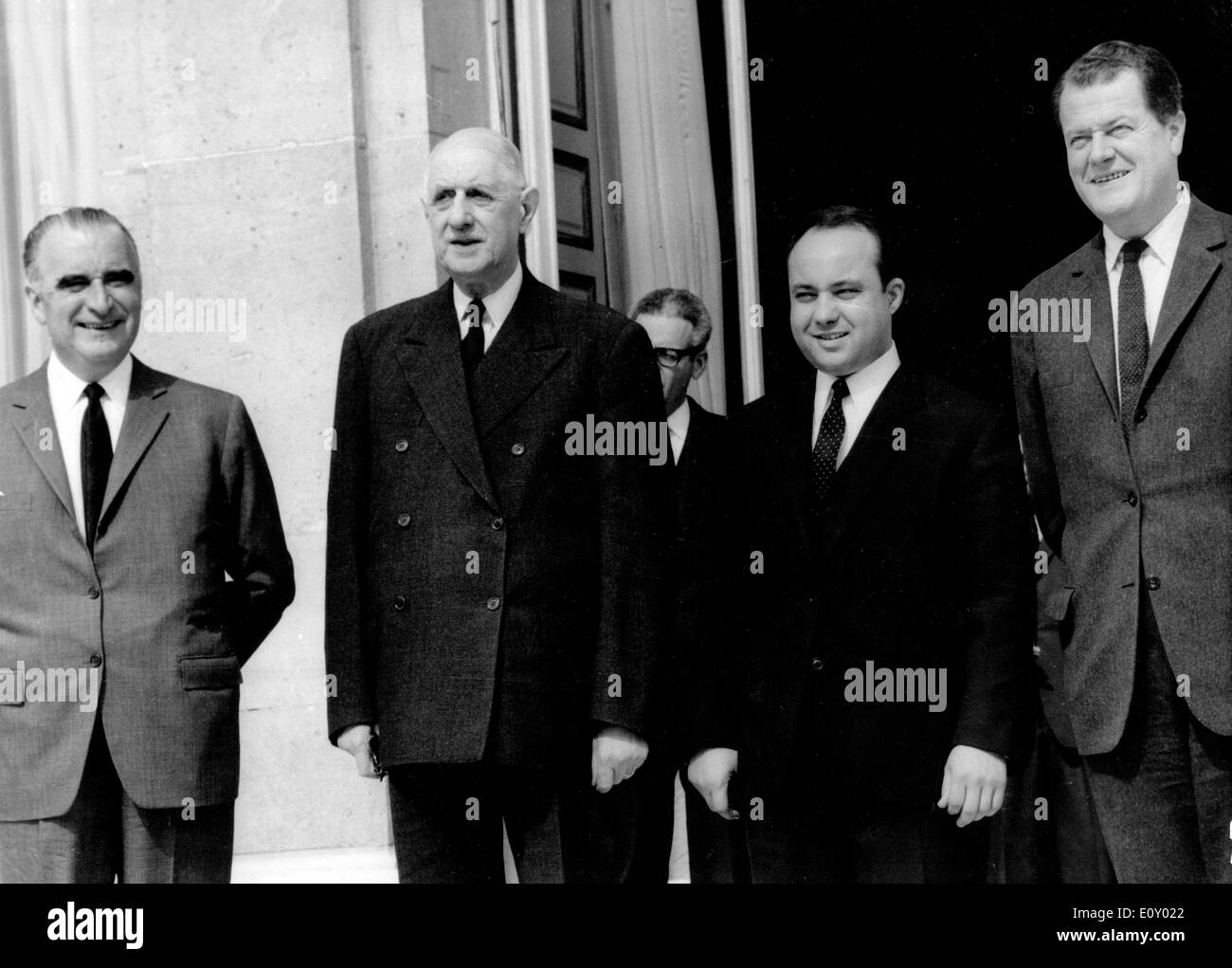President Charles de Gaulle Prime Minister Stock Photo Alamy