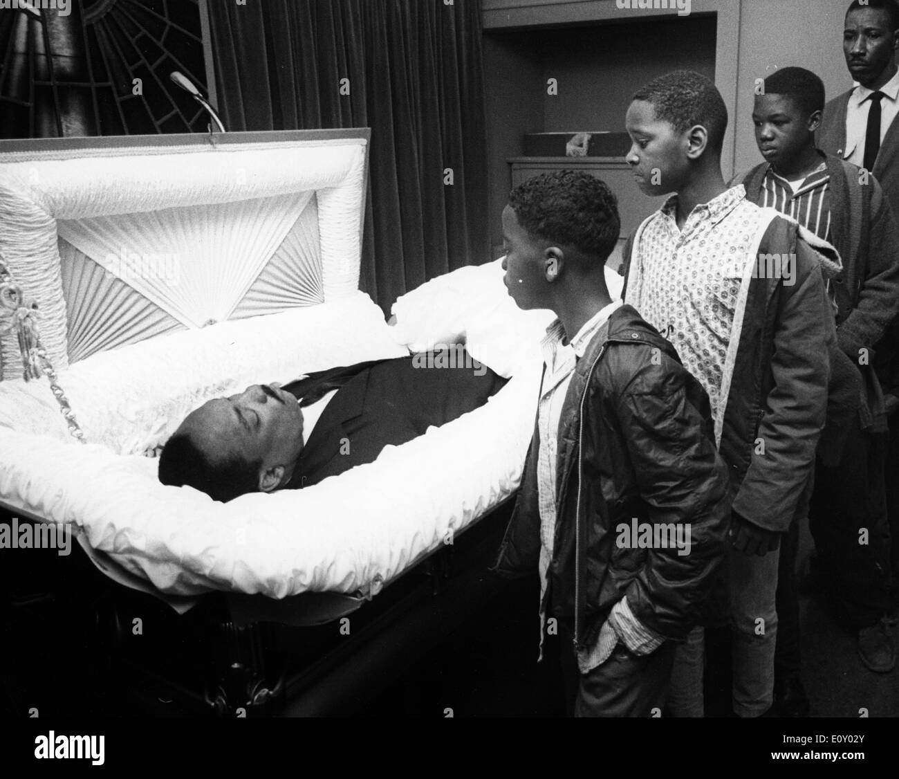 Funeral of reverend Martin Luther King Jr. Stock Photo