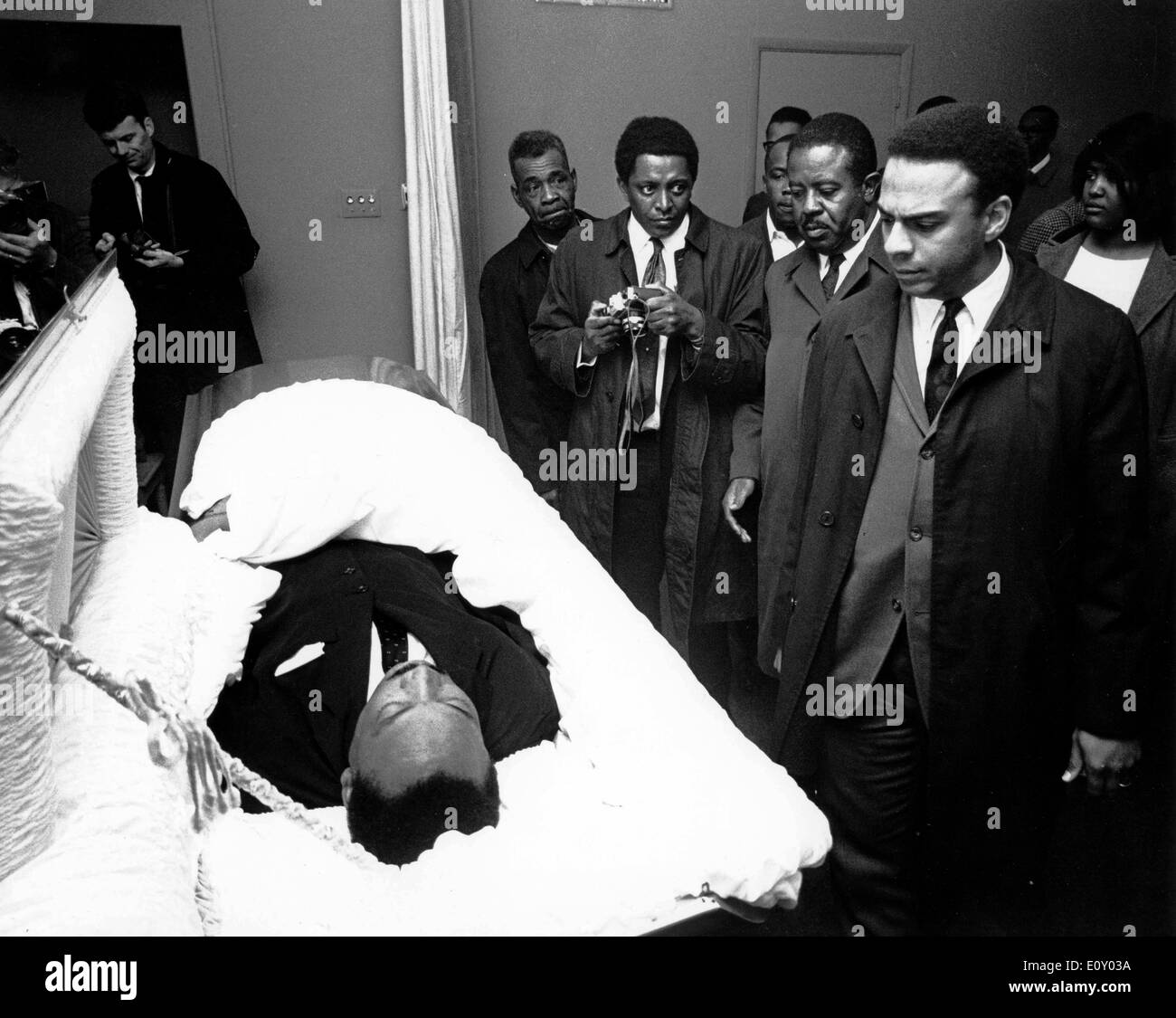 Funeral of reverend Martin Luther King Jr. Stock Photo