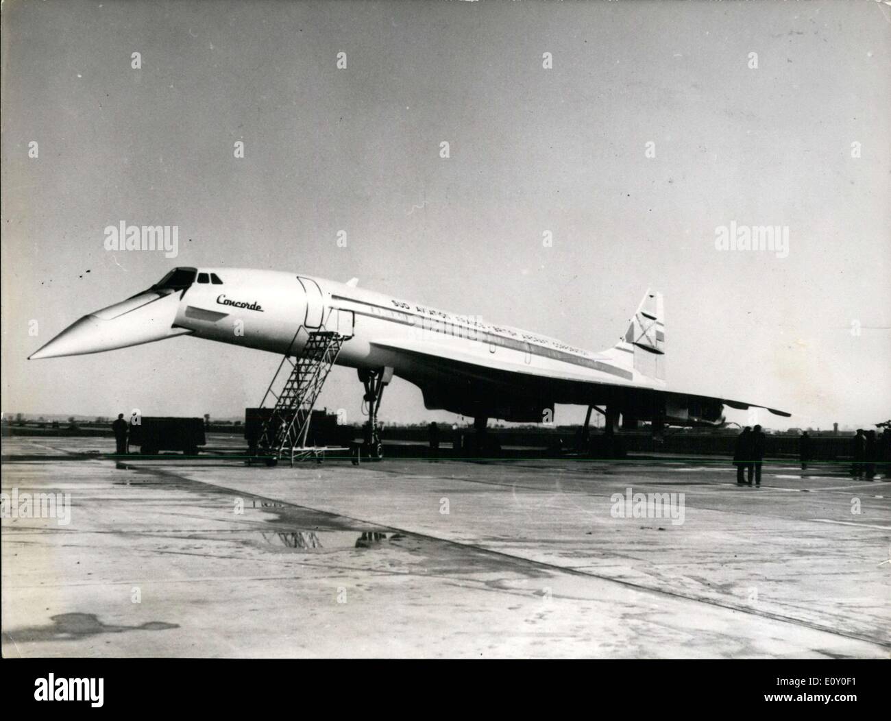Feb. 05, 1968 - First Tests of Concorde Jet Propelled by Olympus 593 Reactor APRESS.co Stock Photo