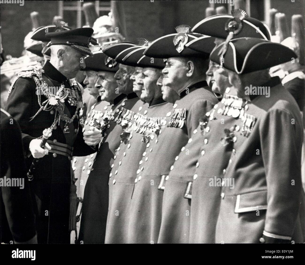 May 27 1968 Founder S Day Parade Royal Hospital Chelsea The Annual Founder S Day Celebration Parade Was Held At The Royal Hospital Chelsea Today Field Marshal Sir Gerald Templer Was The