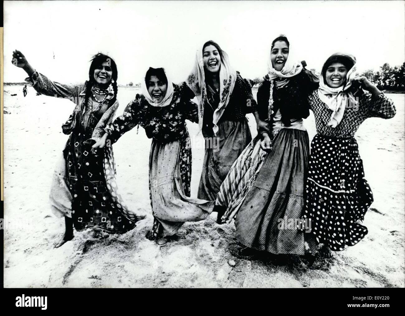 Jun. 04, 1968 - These five, young, Greek gypsies are fun-loving creatures, who are willing to help 25 year old Hanns-Jorg Anders of Woltersburg win the German Youth Photo Prize of 1967, along with the 1,000DM prize, by being his ''models.'' The German Youth Photo Prize was founded in 1962 by the federal minister for family and youth and is given out yearly. Stock Photo