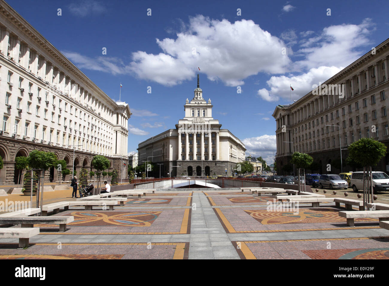 Bulgaria National Assembly, Parliament Stock Photo