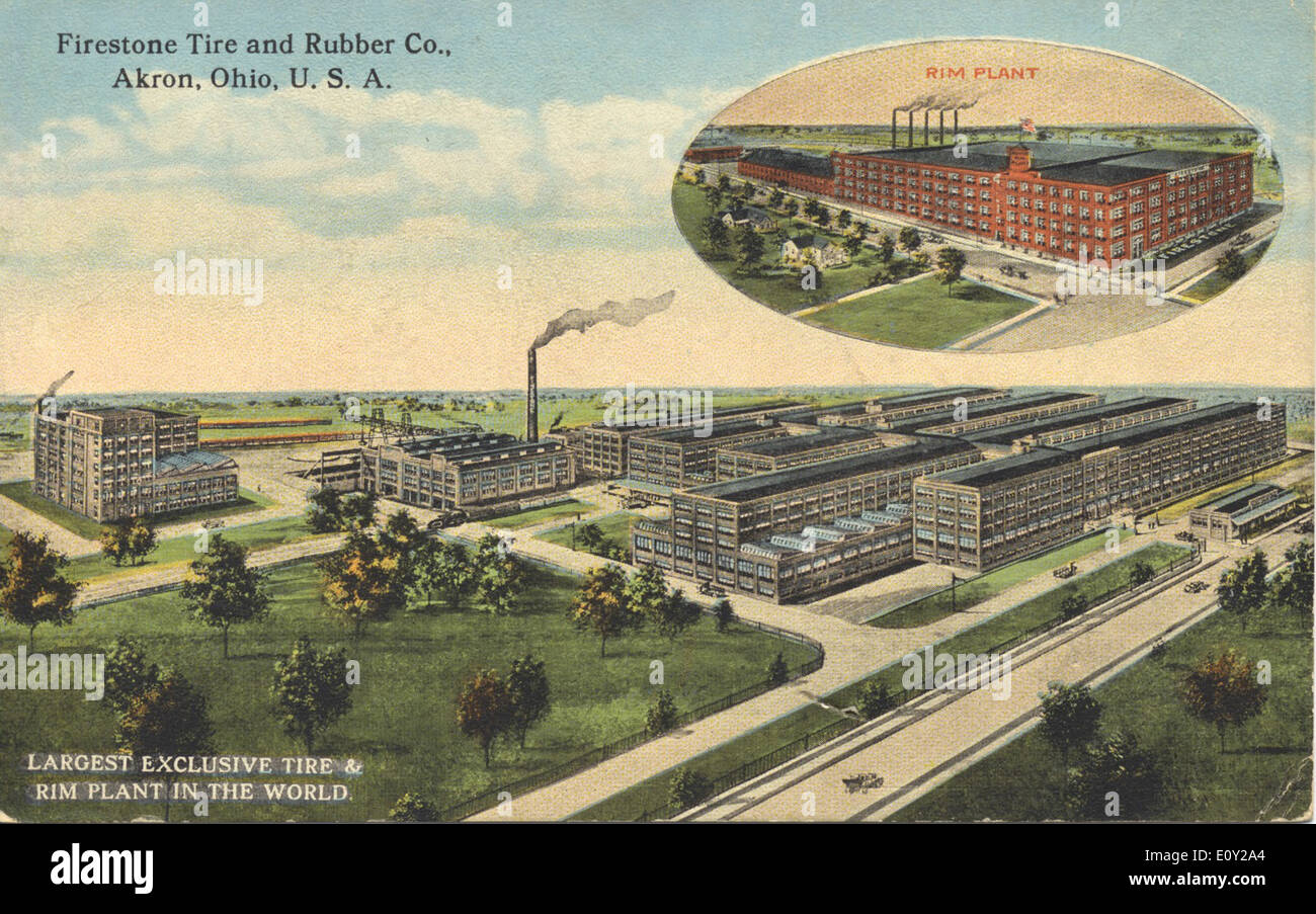 Firestone Tire and Rubber Co Stock Photo Alamy