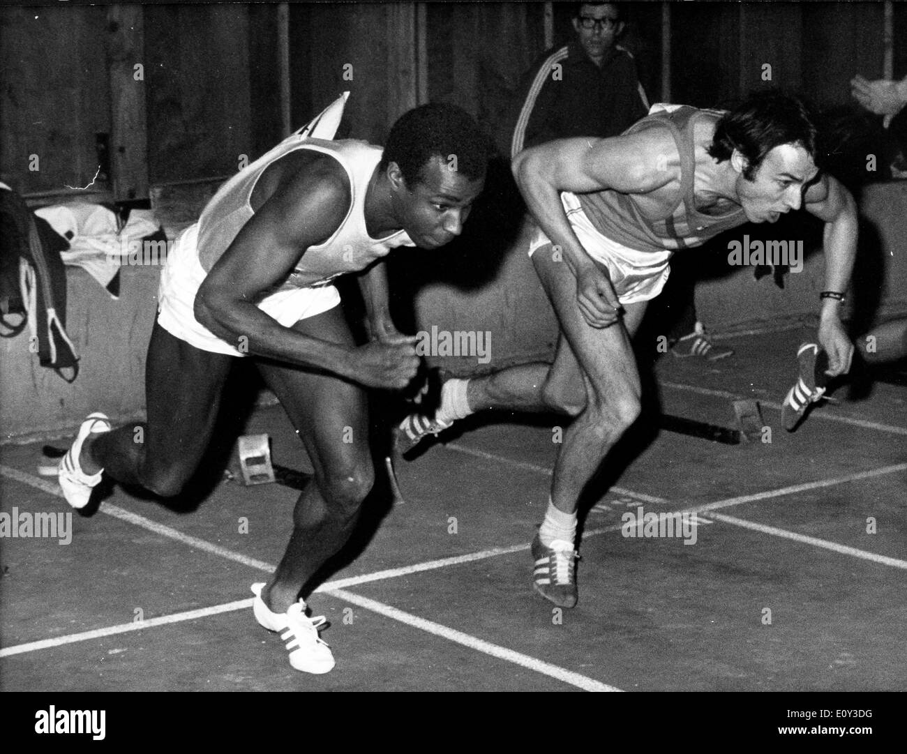 Jun 31, 1968; Paris, France; Runner ROGER BAMBUCK. Stock Photo