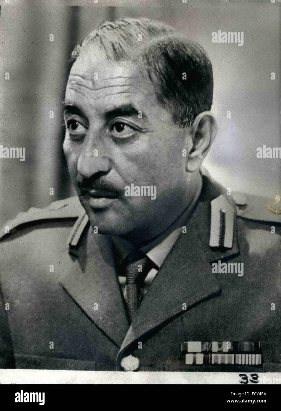 Jul. 29, 1968 - July 29, 1968 New faces in Iraq, following the coup. Photo Shows: President Ahmed Hassan Al Bakr. Stock Photo