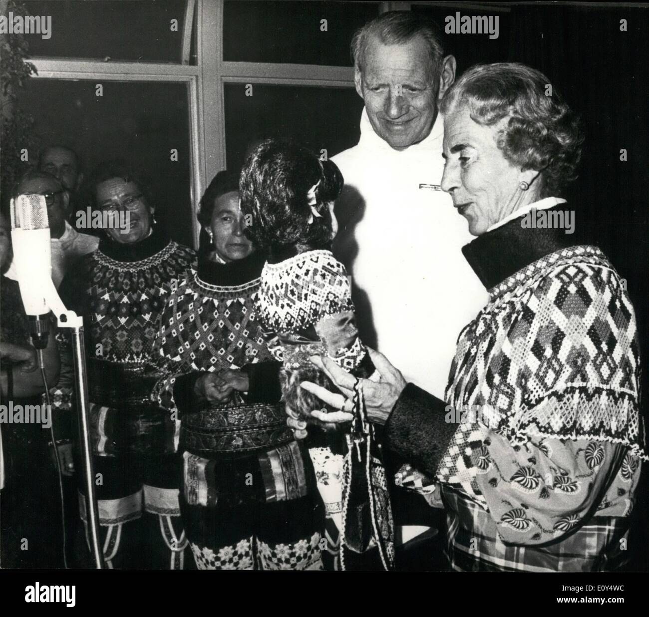 Aug. 08, 1968 DANISH ROYALS IN GREENLAND, The Danish Royal couple
