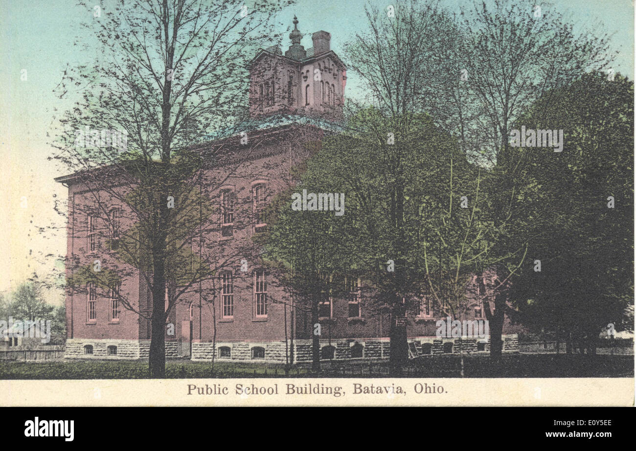 Public School Building, Batavia, Ohio Stock Photo Alamy