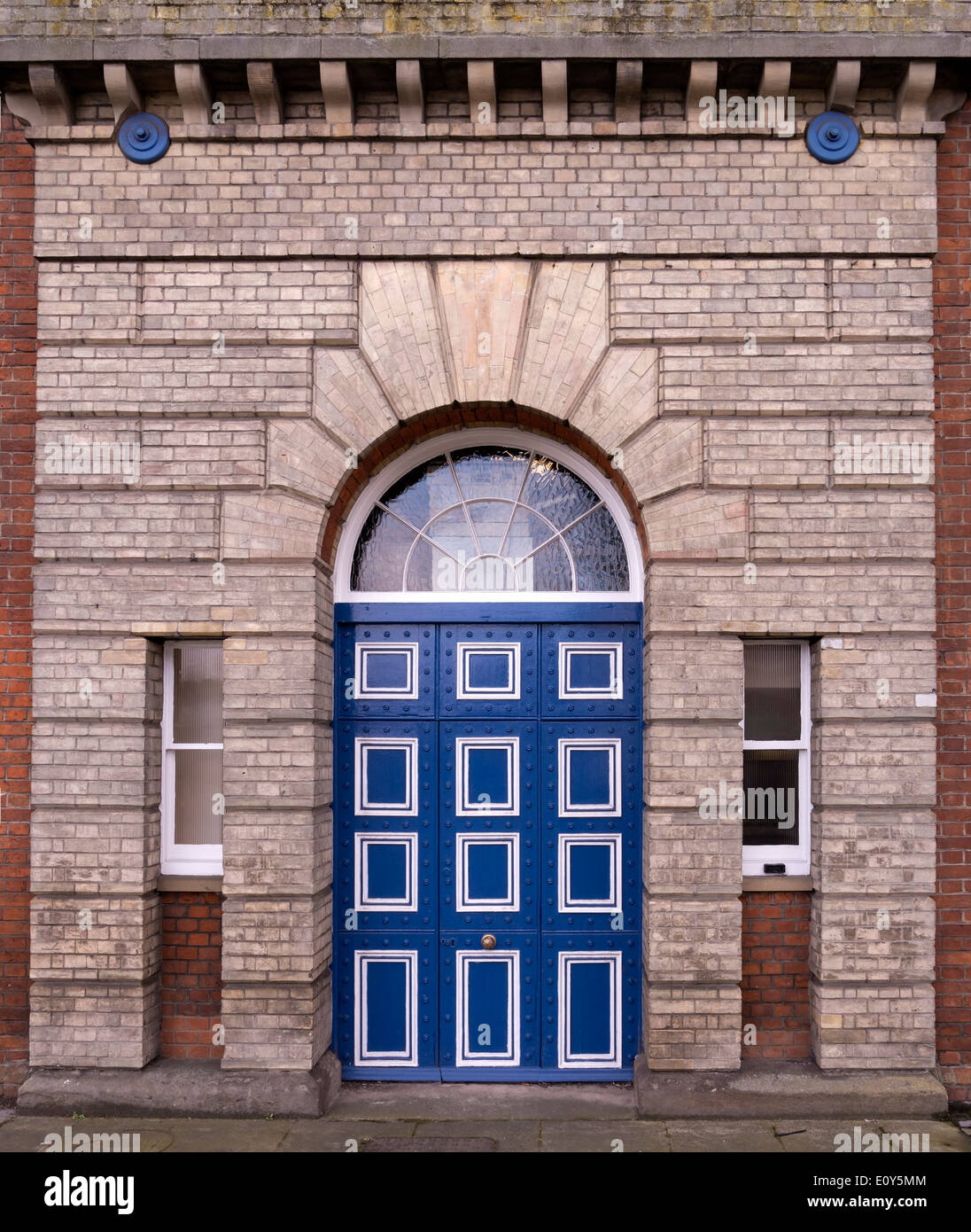 Rear entrance to the Old Custom House, Ipswich dock, Suffolk, England, UK Stock Photo