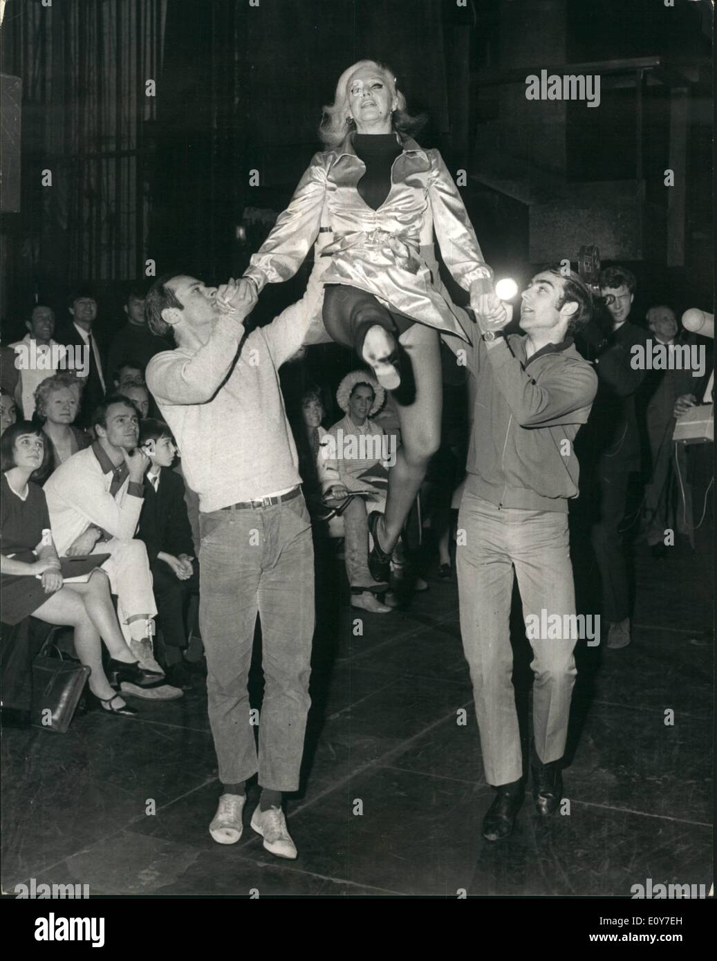 Jan. 01, 1969 Ginger Rogers meets full company of ''Name'' There was