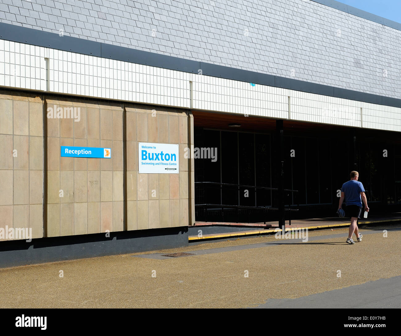 Buxton swimming and fitness centre Derbyshire england UK Stock Photo