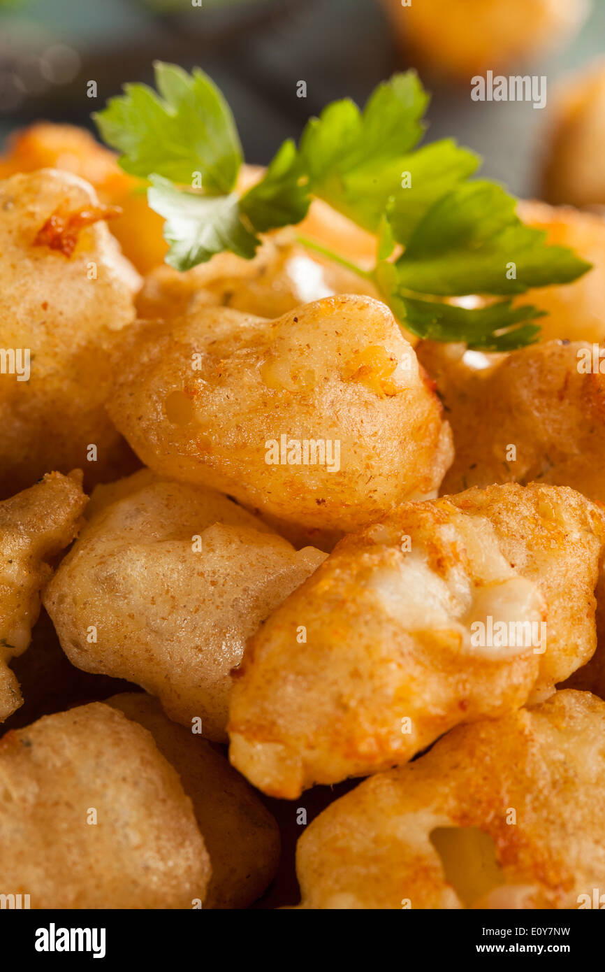 Beer Battered Wisconsin Cheese Curds with Dipping Sauce Stock Photo Alamy