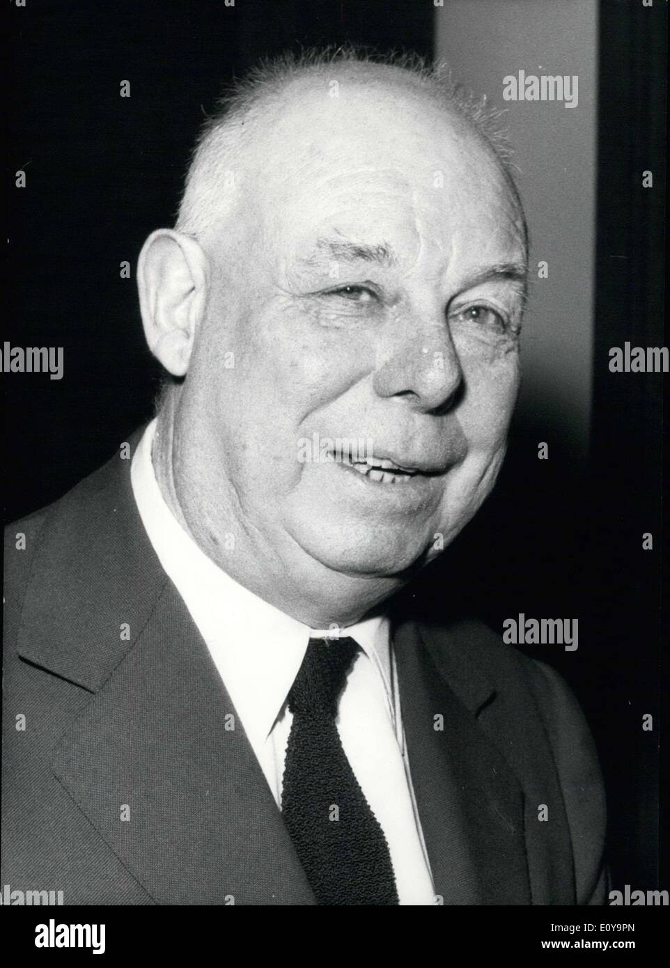 Sep. 06, 1969 - Jean Renoir, famous French film author and writer, turns 75 on September 15, 1969. He is the son of famous painter Auguste Renoir. His most famous pieces include(among others): ''Nana,'' ''Toni,'' ''La bete humaine'' and ''French Can Can' Stock Photo
