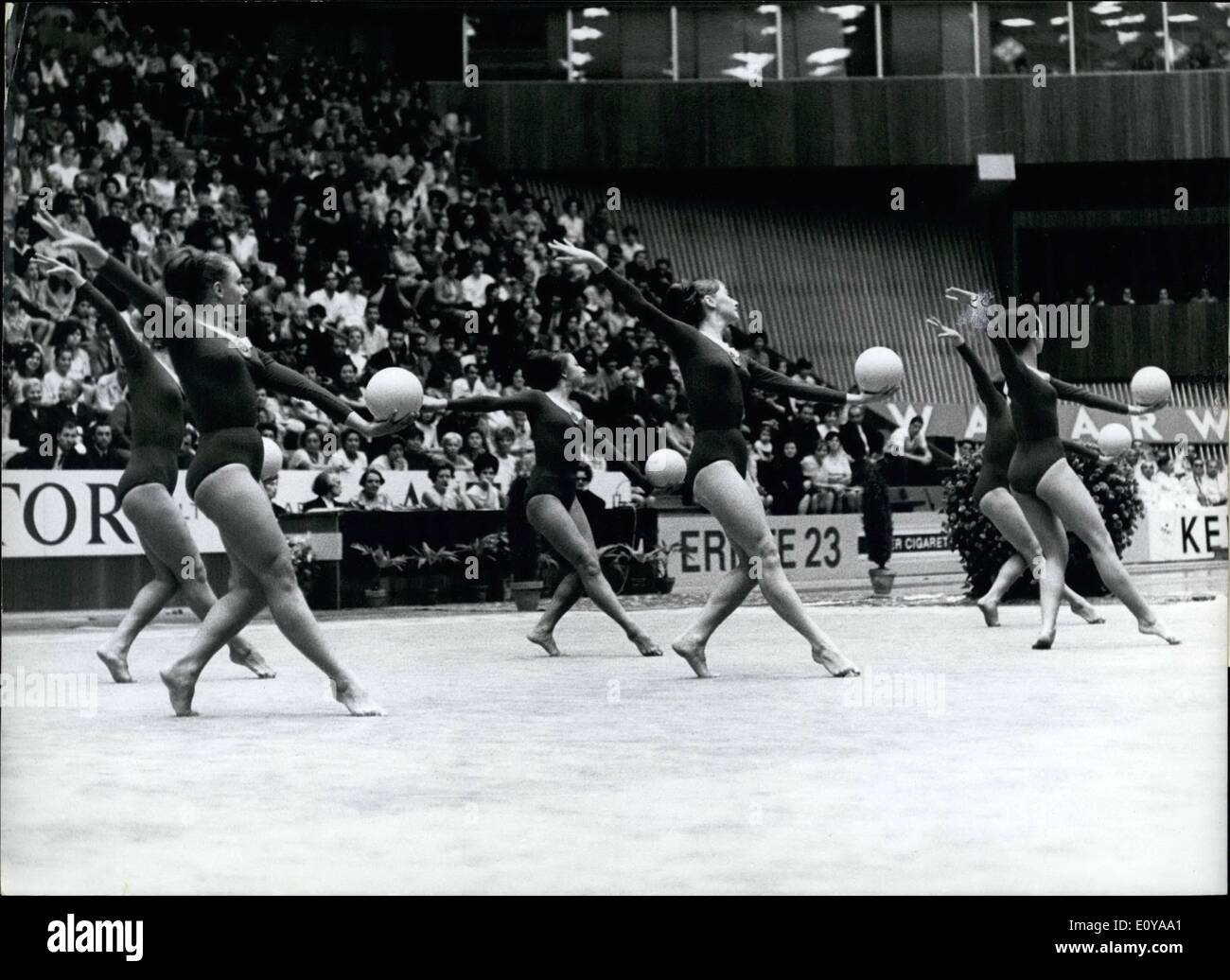 Sep. 09, 1969 Fourth World Championship in Modern Gymnastics in Varna