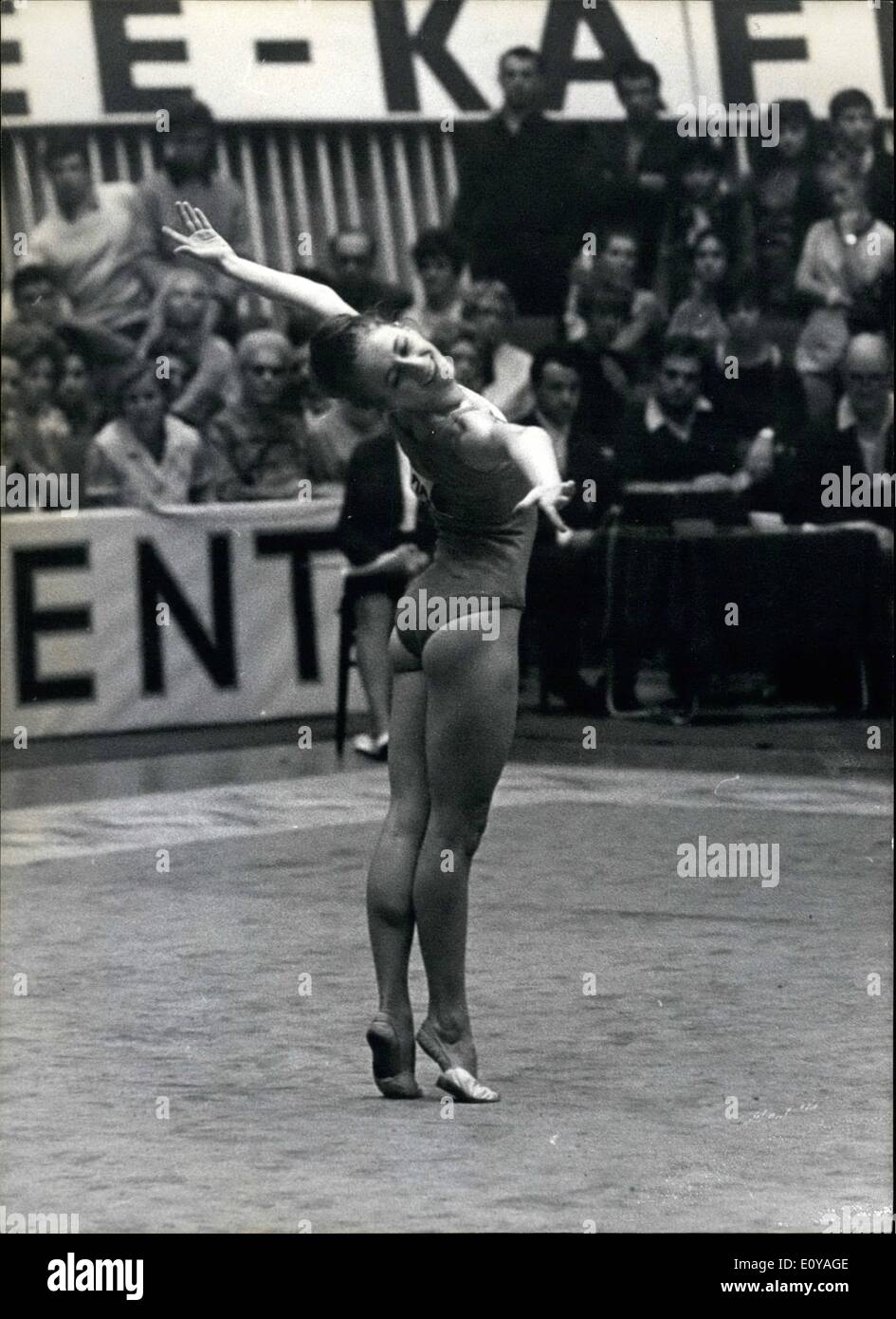 Sep. 09, 1969 FOURTH WORLD CHAMPIONSHIP IN MODERN GYMNASTICS IN Stock