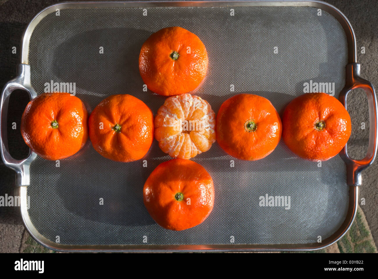 Satsuma queen citrus 7 pattern Stock Photo Alamy